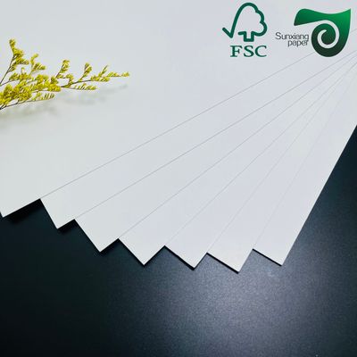 FSC Certified 250gsm C1S Coated FBB Board 100% Recycled White Ivory Cover Stock