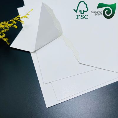 FSC Certified Bright White C1S SBS Paper Board 210grs 260grs Ideal For Folding Cartons