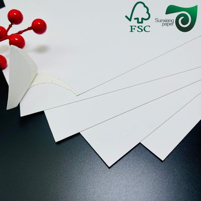 FSC Certified Bright White C1S SBS Paper Board 210grs 260grs Ideal For Folding Cartons