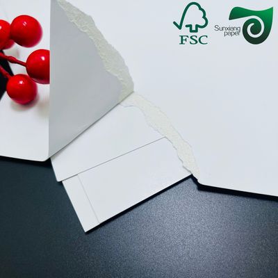 FSC 300gsm Single Sided Coated Paper  High Folding Resistance For Food Packaging  Takeaway Boxes