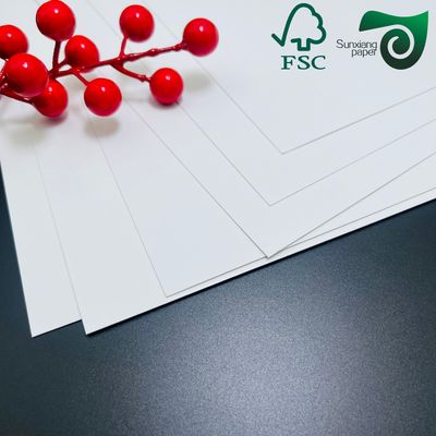 215g 235g FSC White Food Grade Single Sided Coated Board Food Packaging Grade