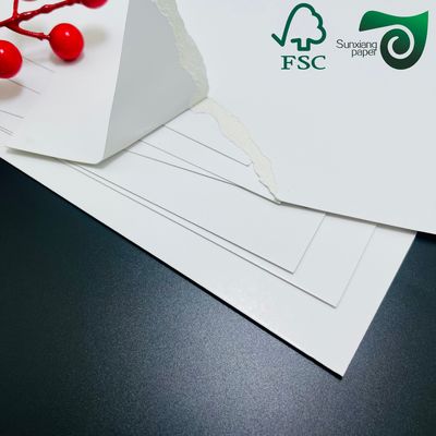 FSC C1S Glossy Coated Paper  100gsm Superior Ink Absorption Smooth Finish