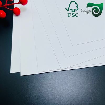 FSC C1S Glossy Coated Paper  100gsm Superior Ink Absorption Smooth Finish
