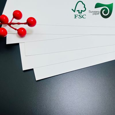 FSC C1S Glossy Coated Paper  100gsm Superior Ink Absorption Smooth Finish