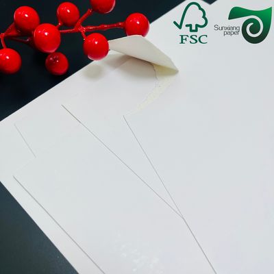 FSC 2.0mm SBS Paper Board High Stiffness C1S Art Paper One Side Coated For Postal Cards