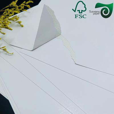 FSC Certified 350g C1S Art Board Custom Sheet Sizes For Greeting Cards  Premium Packaging