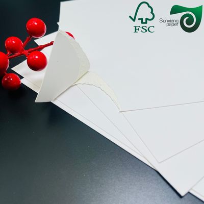 FSC C1S Glossy Coated Paper  100gsm Superior Ink Absorption Smooth Finish