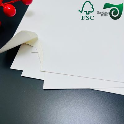 FSC 300g 350g Coated Food Grade SBS Paper  900mm 1000mm For Food Package Boxes