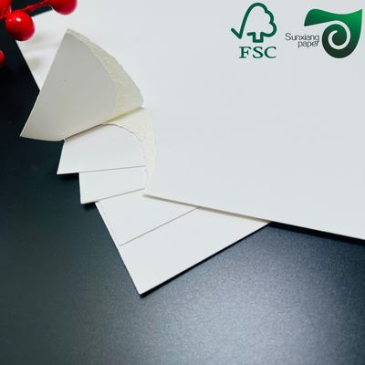 FSC 300g 350g Coated Food Grade SBS Paper  900mm 1000mm For Food Package Boxes