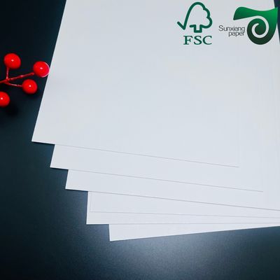 OEM Custom FSC C1S White Cardboard  Ideal For Cosmetic Box Manufacturing