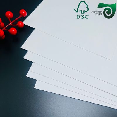 OEM Custom FSC C1S White Cardboard  Ideal For Cosmetic Box Manufacturing