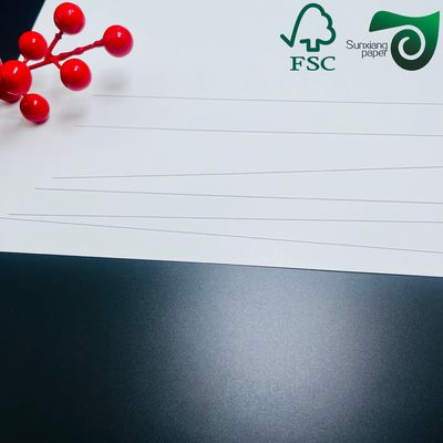FSC 235gsm Food Grade White Wrapping Paper Board   For Deep Fried Food Packaging