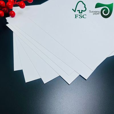 FSC 235gsm Food Grade White Wrapping Paper Board   For Deep Fried Food Packaging