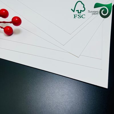 FSC 170gsm 190gsm SBS Paper Board   C1S One Side White Coated 70cm 100cm For Packing Boxes