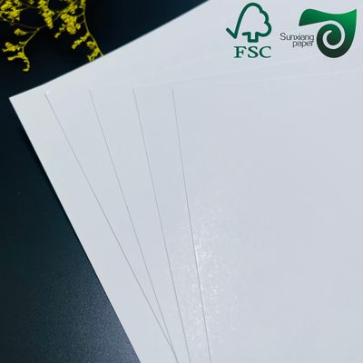 FSC 210gsm 230gsm Food Grade Oilproof White Cardstock 300μM 320μM Thickness