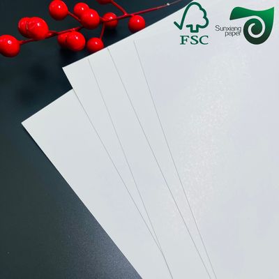 FSC 210gsm 230gsm Food Grade Oilproof White Cardstock 300μM 320μM Thickness