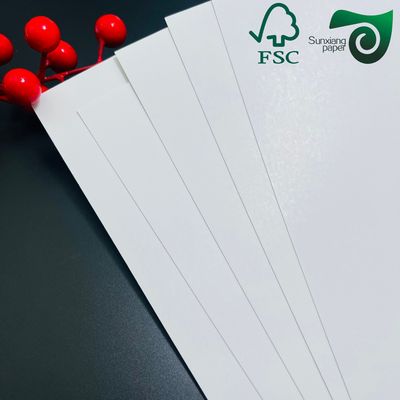 235gsm Food Grade White Wrapping Paper Board 27'' 39'' For Deep Fried Food Packaging