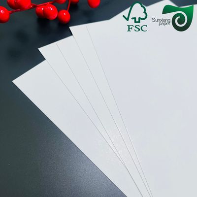 235gsm Food Grade White Wrapping Paper Board 27'' 39'' For Deep Fried Food Packaging