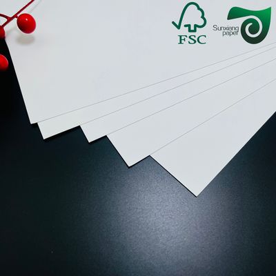 FSC 170gsm 190gsm SBS Paper Board   C1S One Side White Coated 70cm 100cm For Packing Boxes