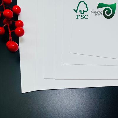 FSC 60gsm 70gsm C1S Gloss Coated White Label Printing Paper