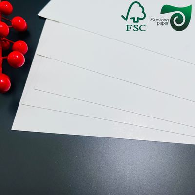 260gsm Heat Resistant PET Coated White Cardboard For Toasting Food Grade Paper Board