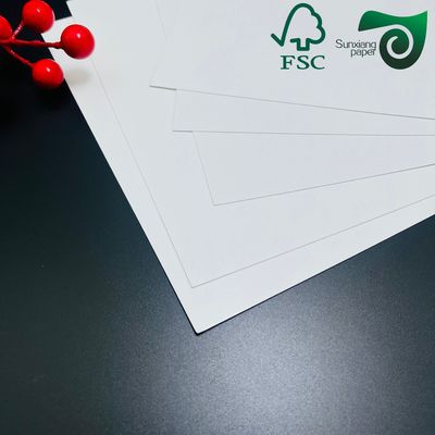 FSC 215g 230g Food Grade C1S SBS Solid Paper Card   One Side Coated 30 40in