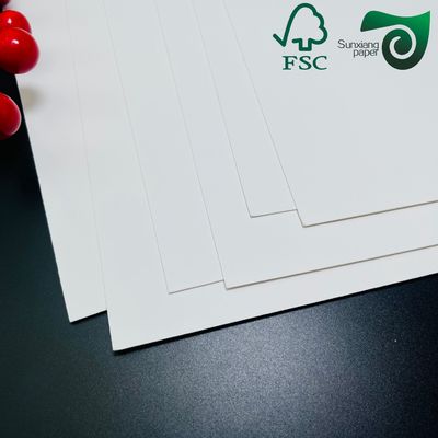 FSC High Pulp White Freezer Paper Roll  210g 250g FBB Board For Cake Packaging
