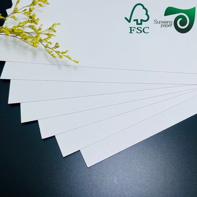 300gsm FSC Single Sided Coated CardBoard C1S High Fold Strength For Food Packaging