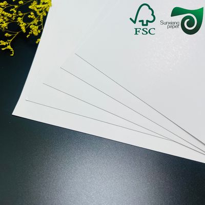 300gsm FSC Single Sided Coated CardBoard C1S High Fold Strength For Food Packaging
