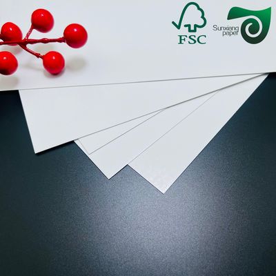 FSC Certified 350gsm Food Safe White Cardboard With One Side Coating