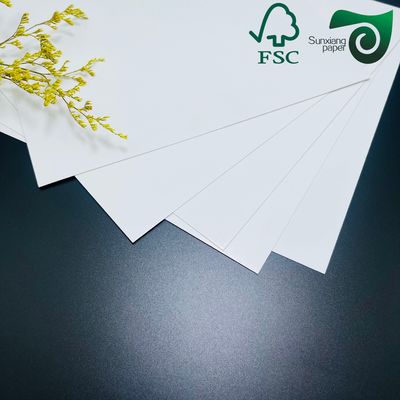 FSC Certified 350gsm Food Safe White Cardboard With One Side Coating