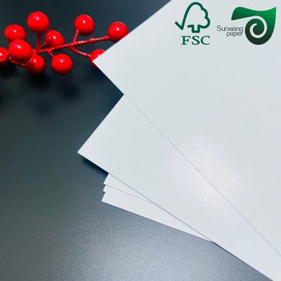 FSC 280gsm 330gsm Double Glossy Coated Paper Blue Black Core C2S