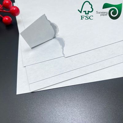 255g FSC Single Coated Ivory White Cardboard Low Weight For Writing