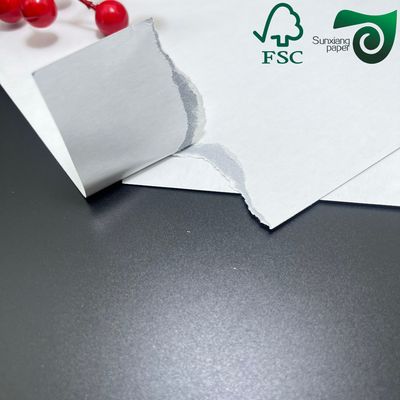 FSC Certified 270gsm C2S Double Sided Glossy Art Paper  Blue Black Core For Poker Cards