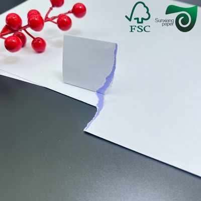 FSC  Purple Core Playing Card Paper 280gsm 330gsm White Coated Cardboard   C2S Art Paper