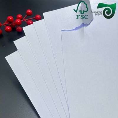 FSC 270gsm 310gsm Blue Core Playing Card Paper Double Sided Glossy Coated Board