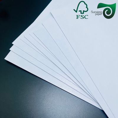 FSC 270gsm 310gsm Blue Core Playing Card Paper Double Sided Glossy Coated Board