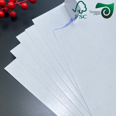 FSC 270gsm 310gsm Blue Core Playing Card Paper Double Sided Glossy Coated Board