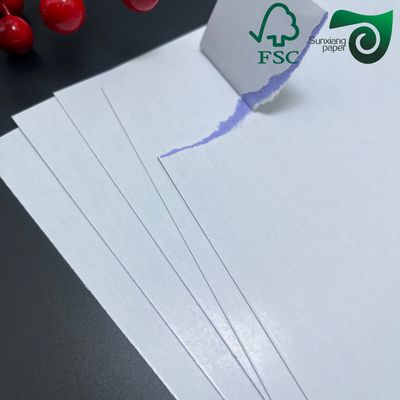 FSC Certified 290gsm Blue core Double Sided Glossy Laser Printing Paper For Trading Game Cards