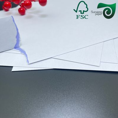 FSC 330gsm Blue Black Core C2S Double Glossy Poker Playing Card Paper Glossy Art Paper