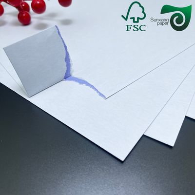 FSC Certified 270gsm C2S Double Sided Glossy Art Paper  Blue Black Core For Poker Cards