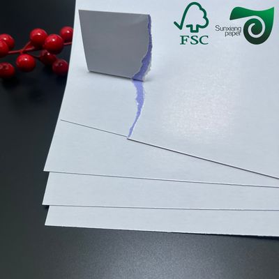 FSC 270gsm 280gsm 300gsm 330gsm C2S Double Glossy Art Paper Blue Black Core