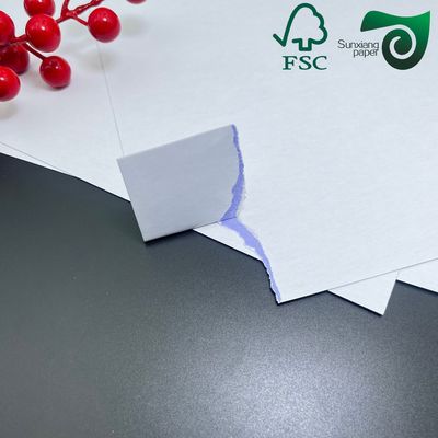 FSC Certified 290gsm Blue core Double Sided Glossy Laser Printing Paper For Trading Game Cards