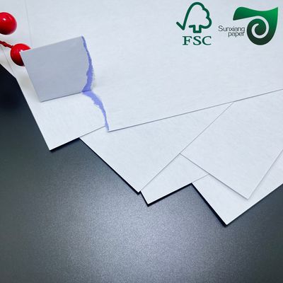 255g FSC Single Coated Ivory White Cardboard Low Weight For Writing