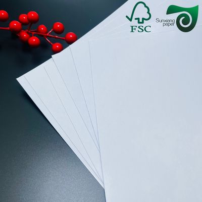255g FSC Single Coated Ivory White Cardboard Low Weight For Writing
