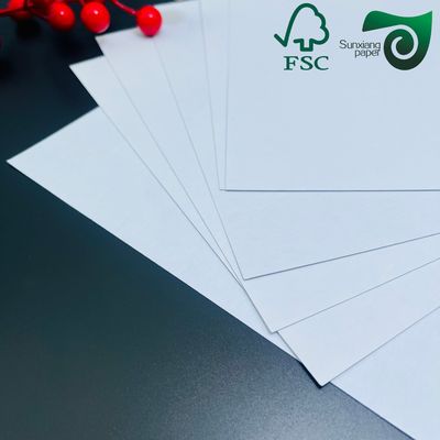 255g FSC Single Coated Ivory White Cardboard Low Weight For Writing