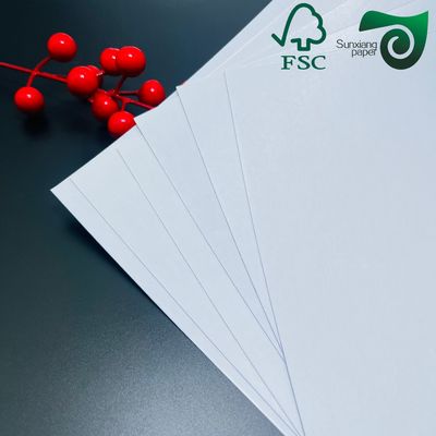FSC 1.5mm 2.0mm SBS Paper Board  High Stiffness C1S Art Paper  One Side Coated For Postal Cards