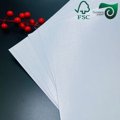 FSC 1.5mm 2.0mm SBS Paper Board  High Stiffness C1S Art Paper  One Side Coated For Postal Cards