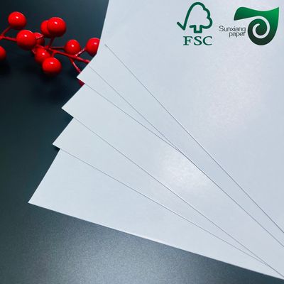 Double Sided White Matte Coated Art Card 250g  300g 25 36 Inches FSC Glossy Art Paper
