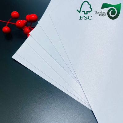 80g 90g White Wet Strength Bleached Paper Sheets For Beer Bottle Labels
